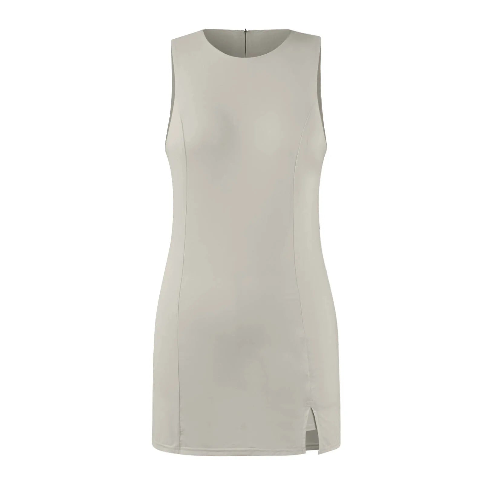 Sleeveless Tennis Dress with Built-In Shorts