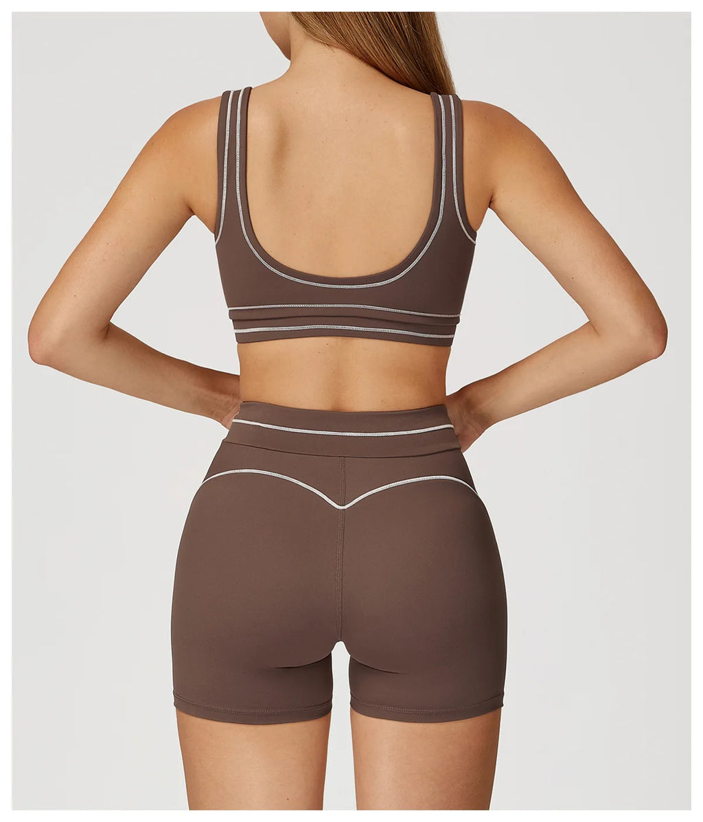 High-Waist Tracksuit Yoga Set - 2 Piece