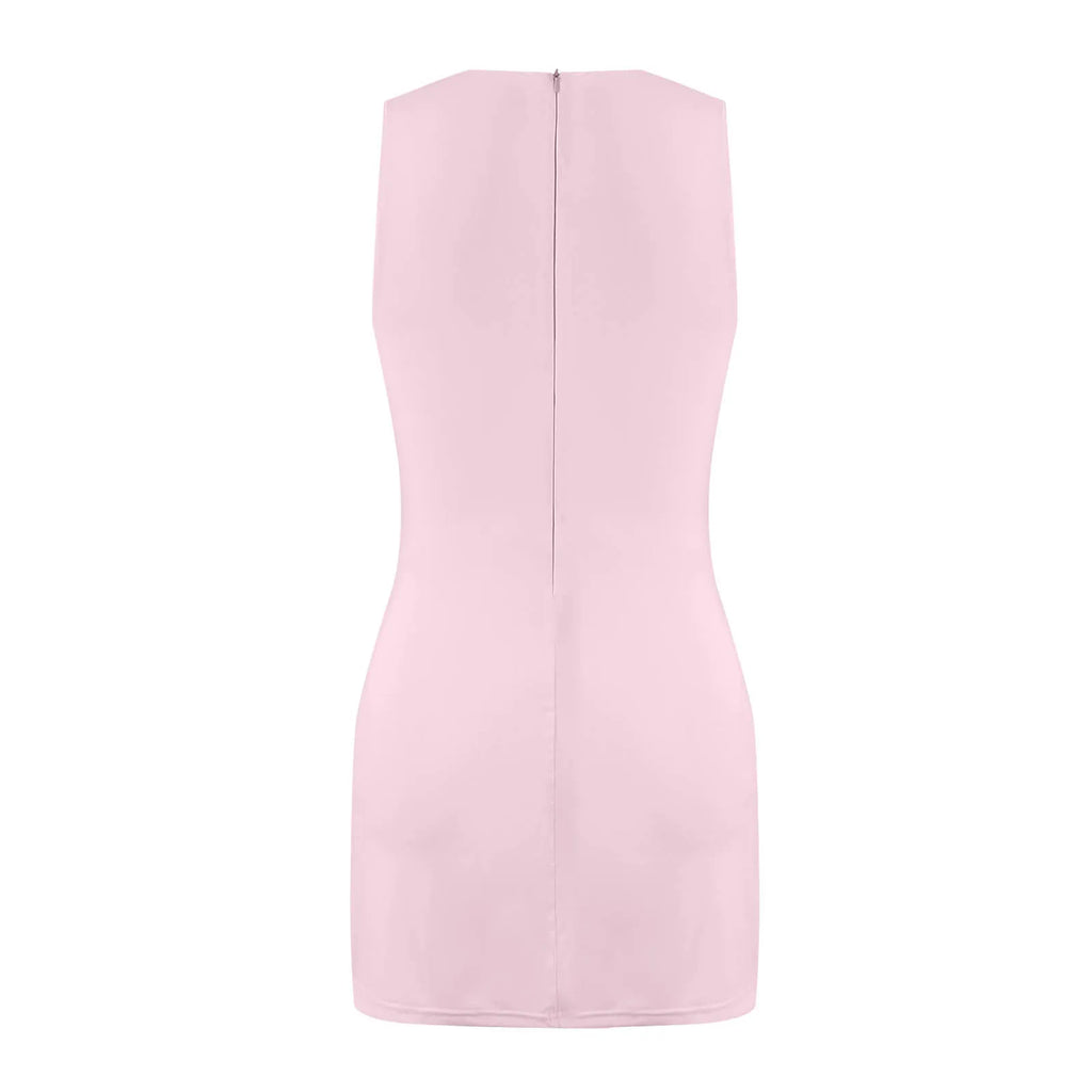 Sleeveless Tennis Dress with Built-In Shorts