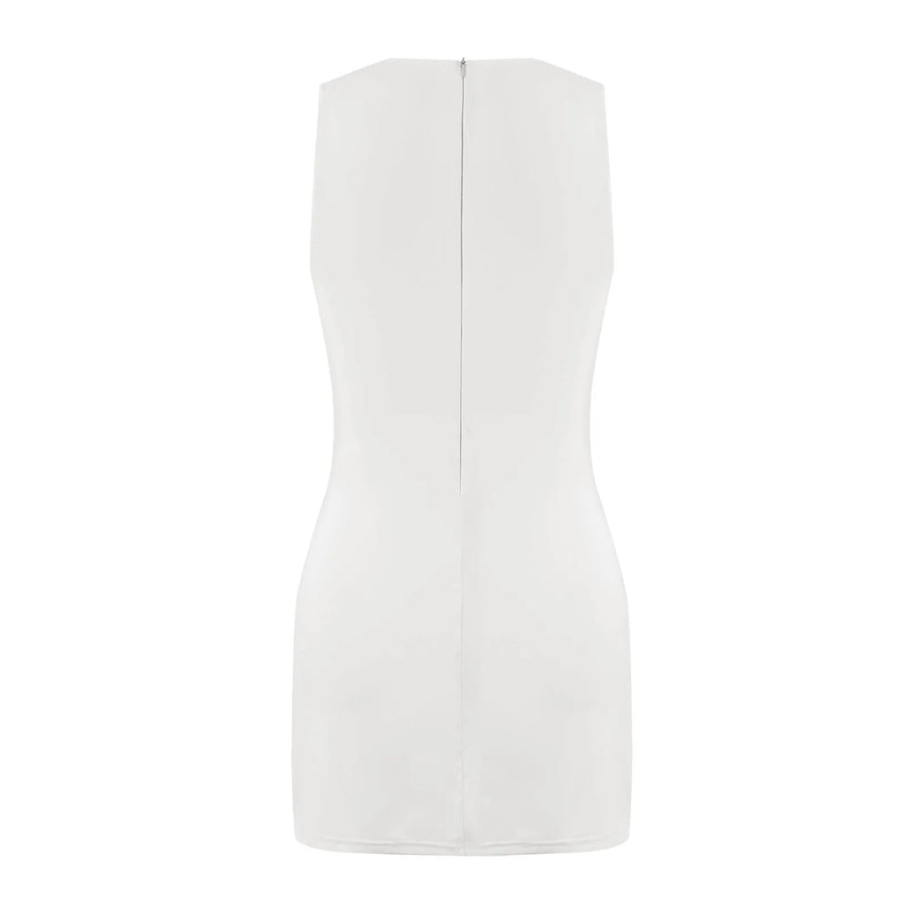 Sleeveless Tennis Dress with Built-In Shorts