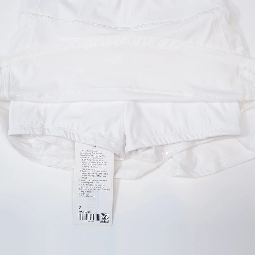 Mid-Waist Tennis Skort - Performance Skirt
