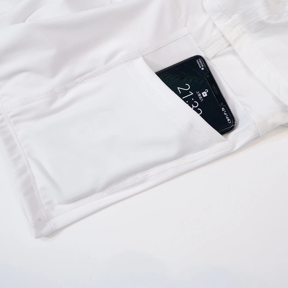 Mid-Waist Tennis Skort - Performance Skirt
