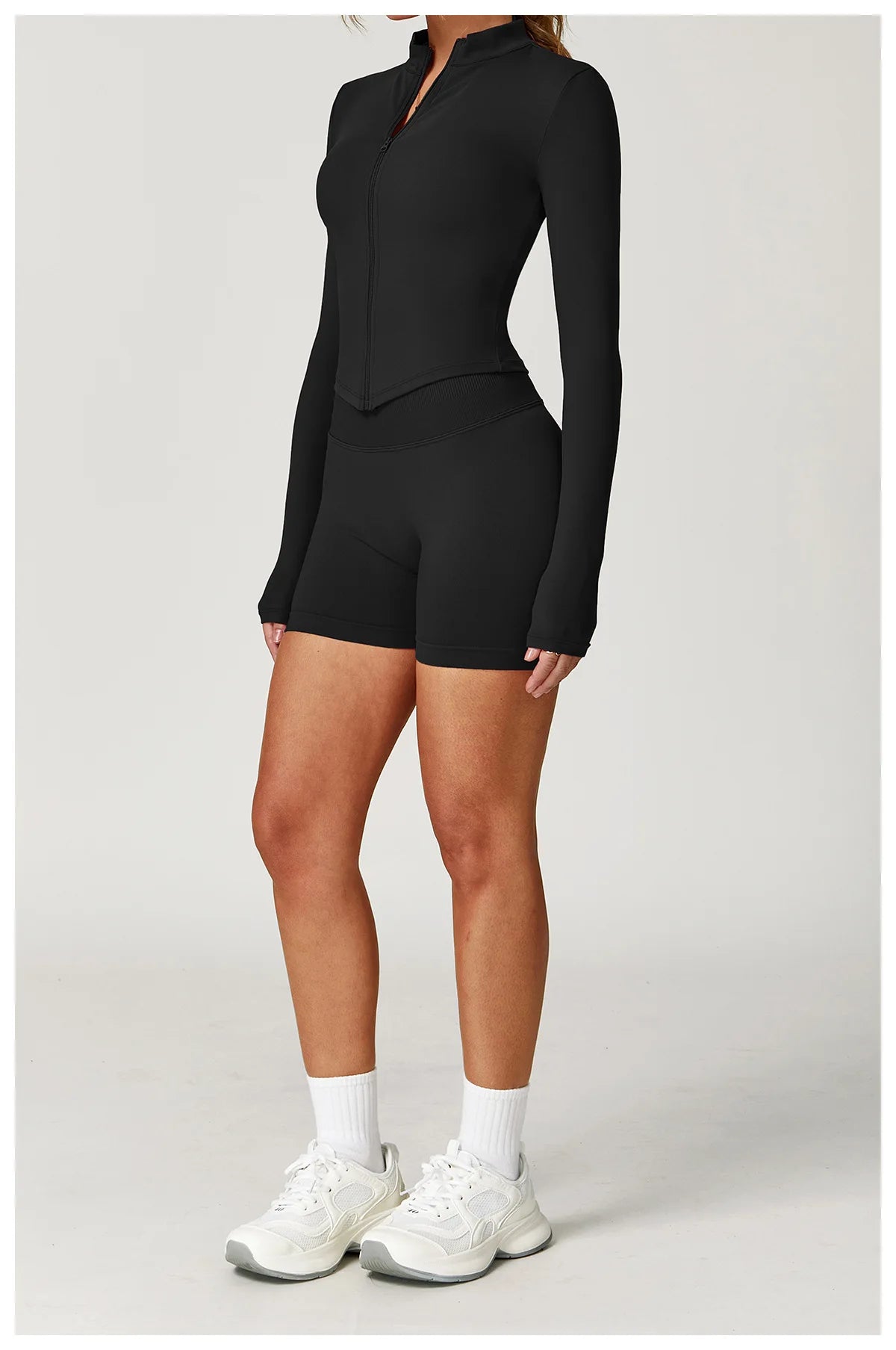 Seamless Fitness Tracksuit Set - 2 Piece