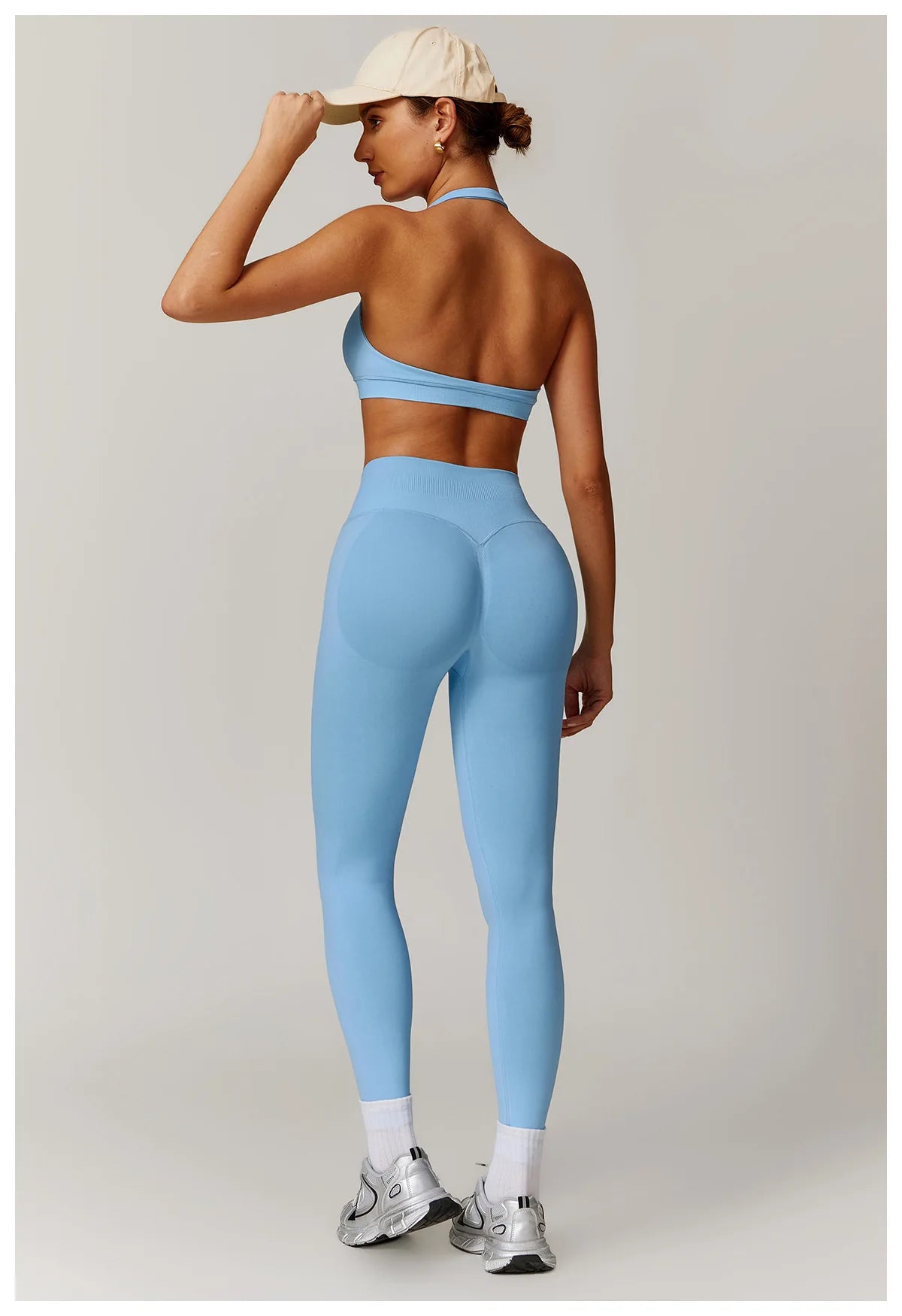 Seamless Halter Bra & Leggings Set