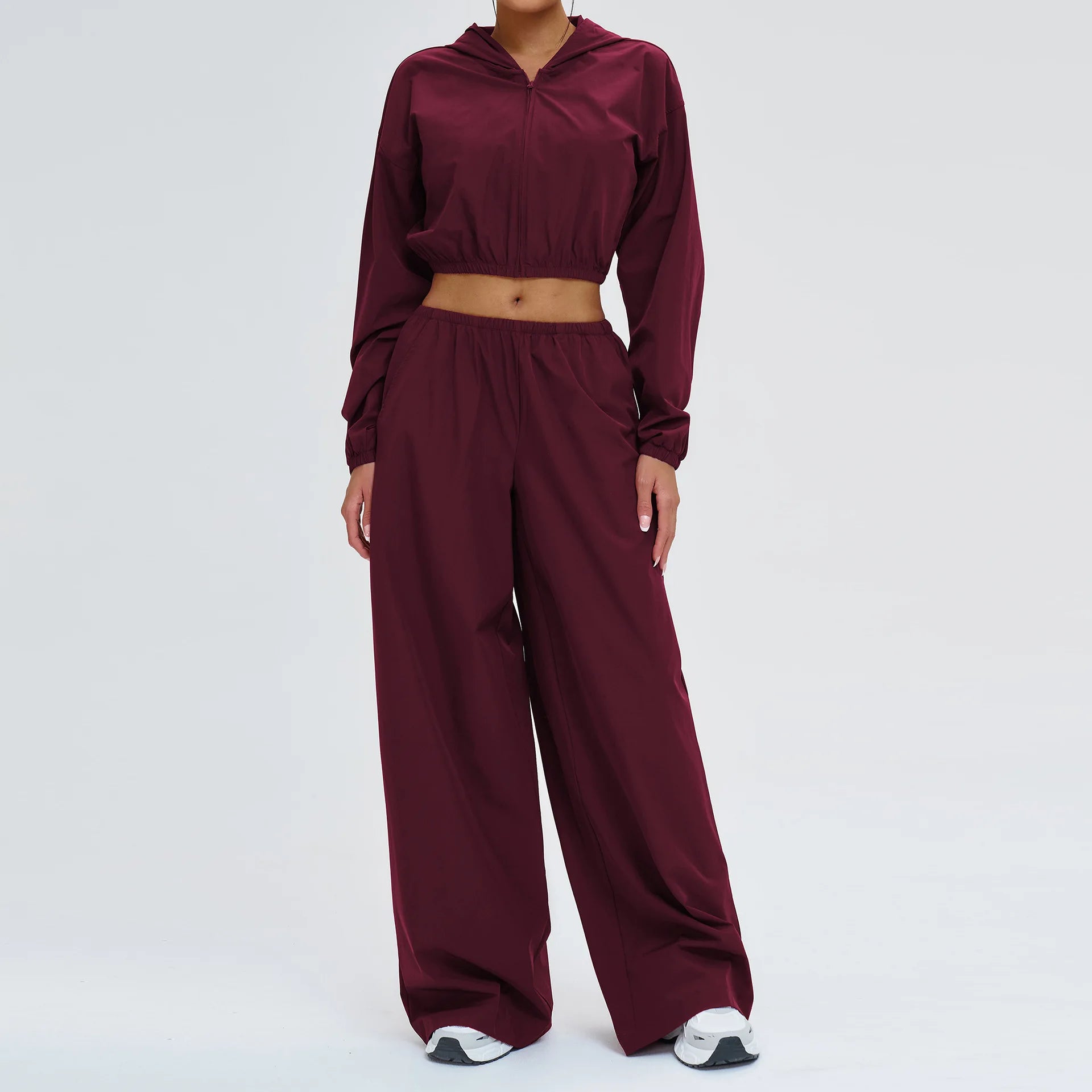 Women's Sports Hoodie & Sweatpants Set - 2 Piece