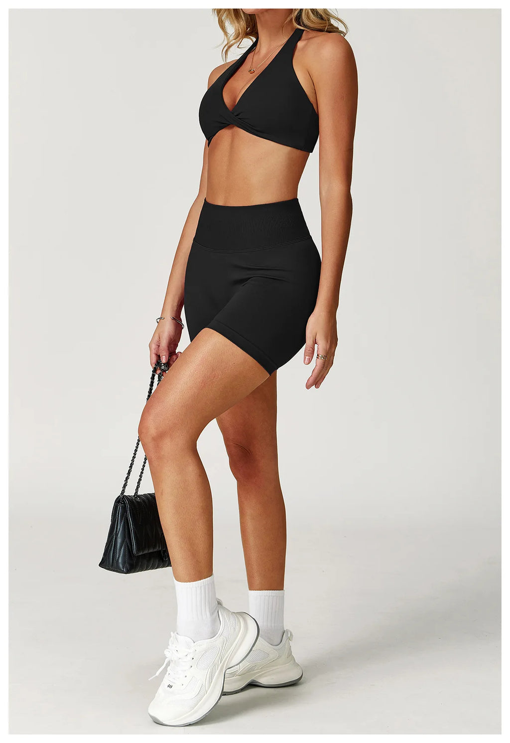 Seamless Yoga Set with Long Sleeve Jacket