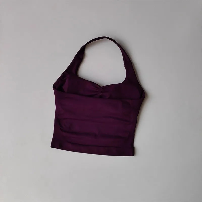 Shockproof Halter Yoga Sports Bra
