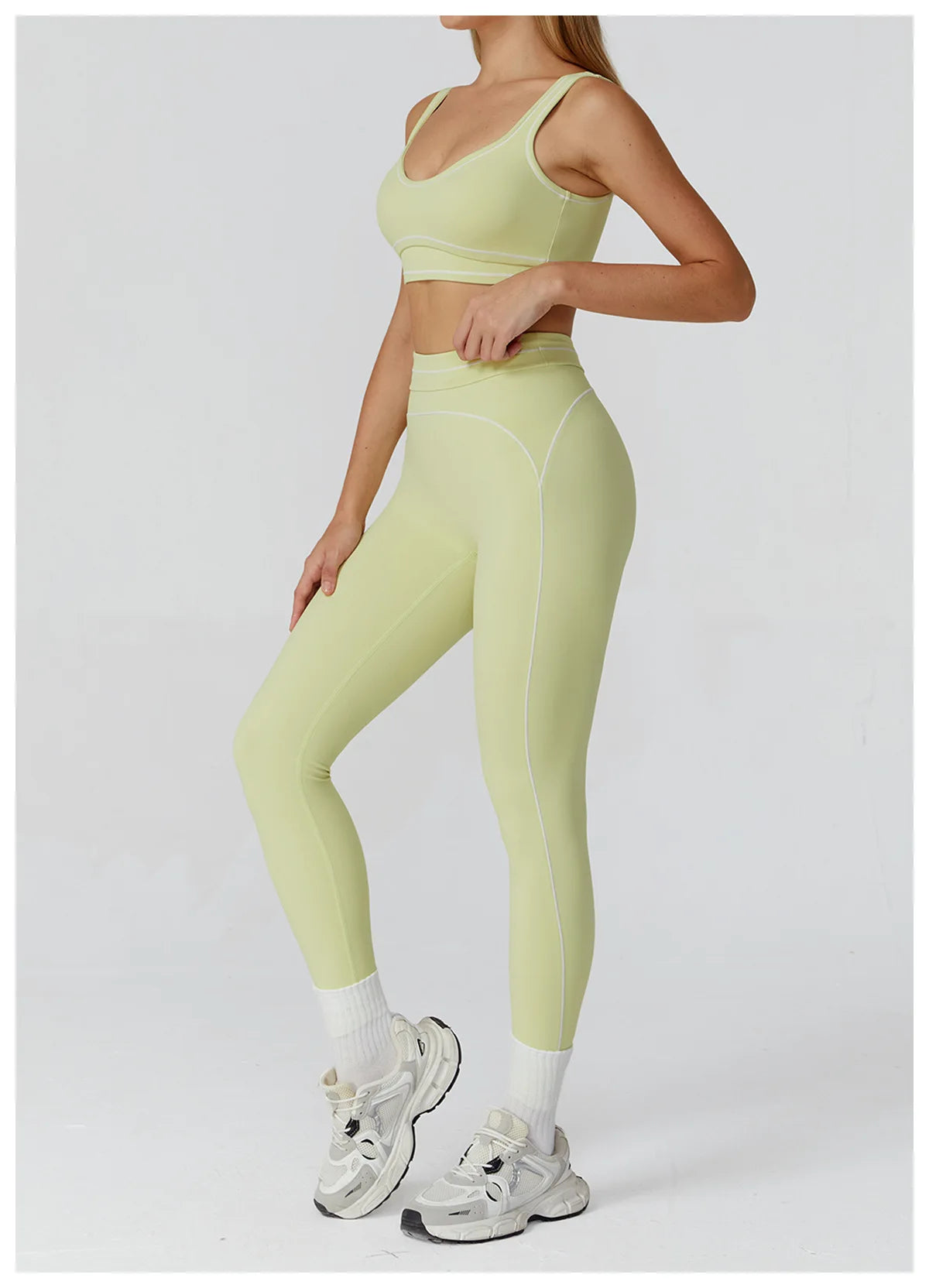 High-Waist Tracksuit Yoga Set - 2 Piece