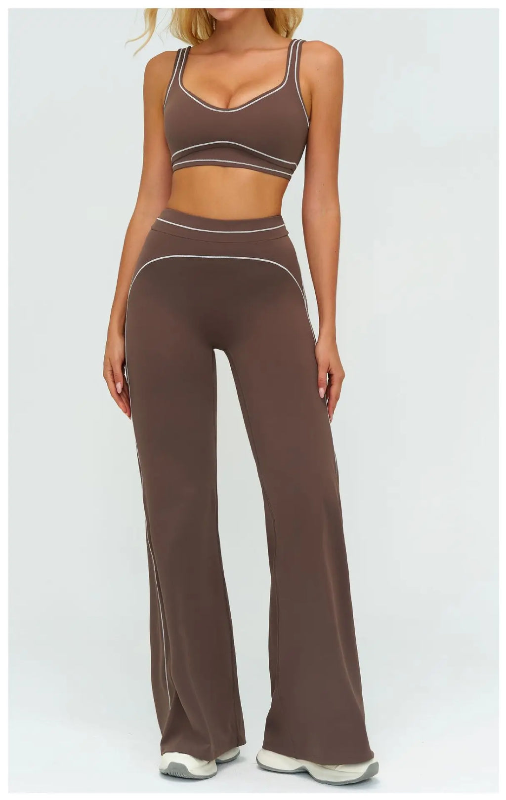 High-Waist Tracksuit Yoga Set - 2 Piece