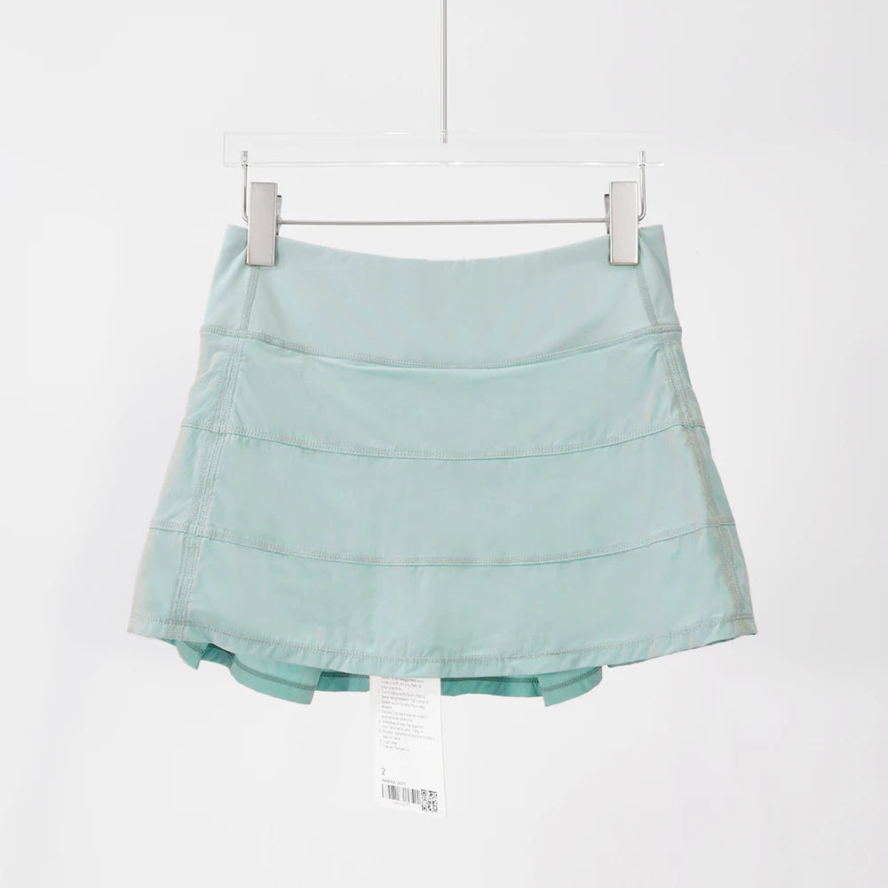 Mid-Waist Tennis Skort - Performance Skirt