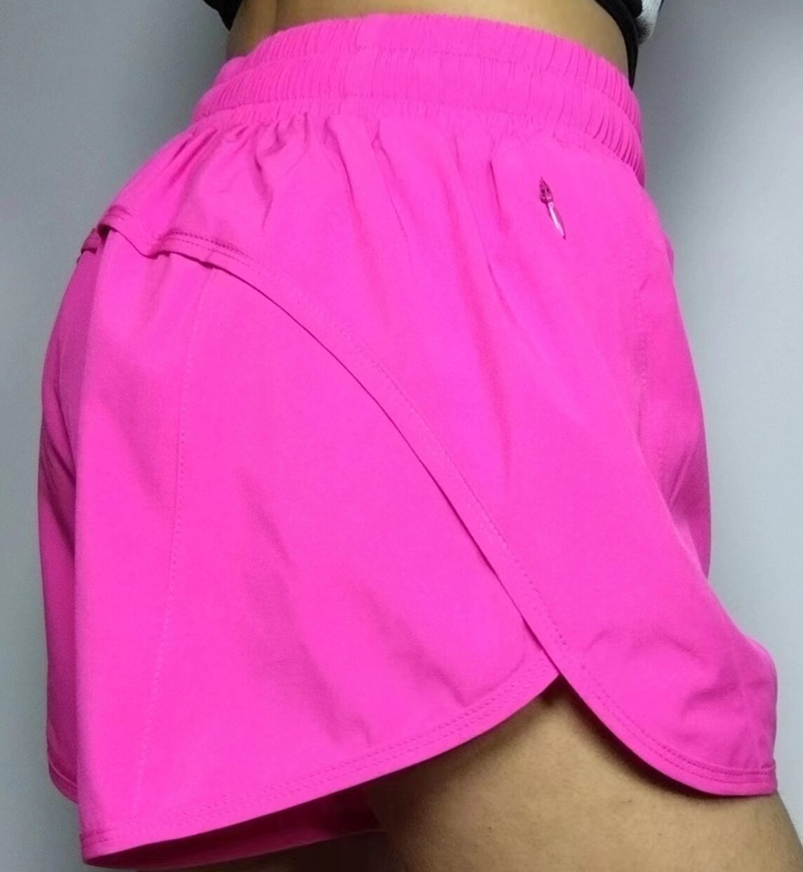 Breathable Sports Shorts with Zipper Pockets